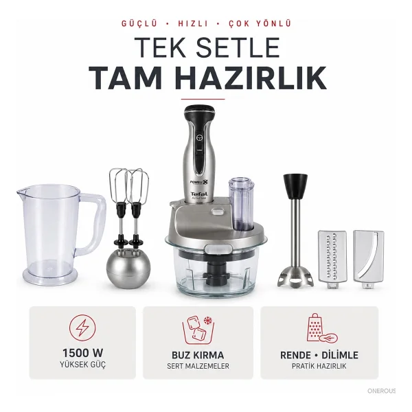 Tefal Powelix Activflow Expert 1500 W Blender Seti - Görsel 10