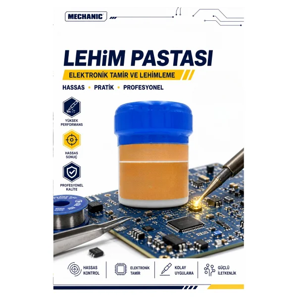 Krem Sıvı Lehim Mechanic Solder Paste 42 Gr Xgsp50 183 Derece - Görsel 4