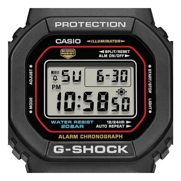 Casio G-Shock Dw-5600rl-1dr Siyah Erkek Kol Saati - Görsel 5
