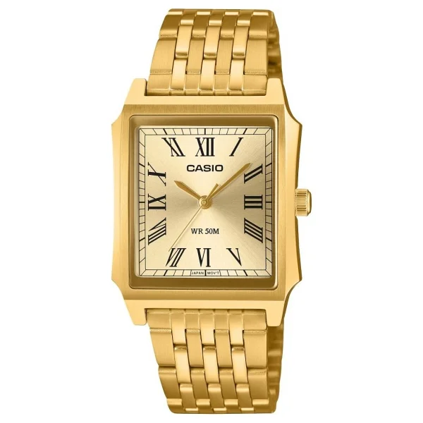 Casio Standart Mtp-B190g-9bvdf Çelik Kordon Altın Erkek Kol Saati - Görsel 3