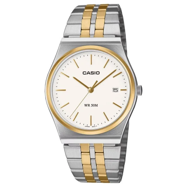 Casio Standart Mtp-B145sg-7avdf Gümüş-Beyaz Erkek Kol Saati - Görsel 5