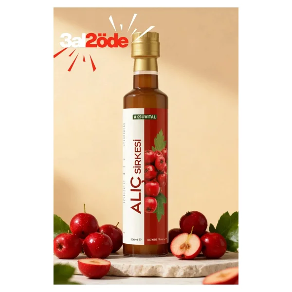 Aksu Vital Alıç Sirkesi 500 Ml - Katkısız, Doğal Fermantasyon - Görsel 7