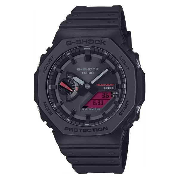 Casio G-Shock Ga-B2100bbr-1adr Silikon Kordon Siyah-Bordo Erkek Kol Saati - Görsel 2