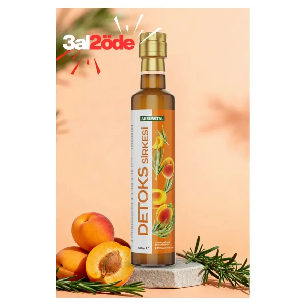 Aksu Vital Detoks Sirkesi 500 Ml - Katkısız, Doğal Fermantasyon (Detox) - Görsel 4