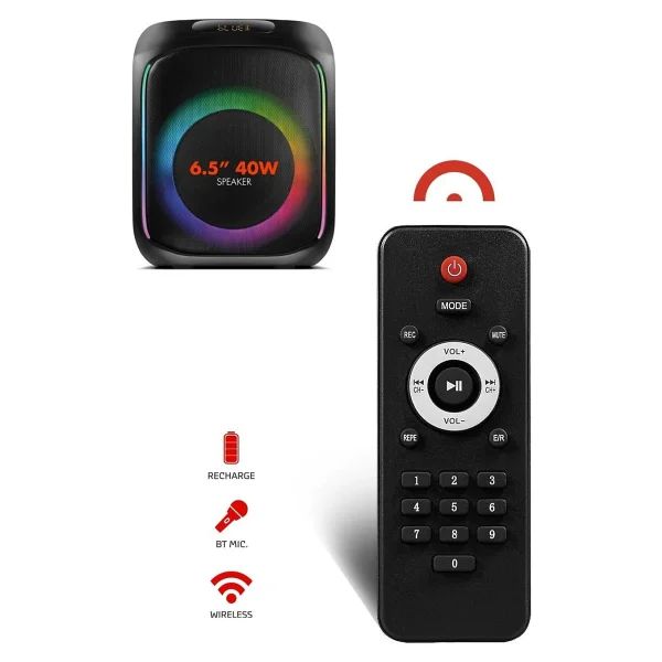 Powerway Mıo Mikrofonlu Bluetooth Hoparlör - Görsel 4