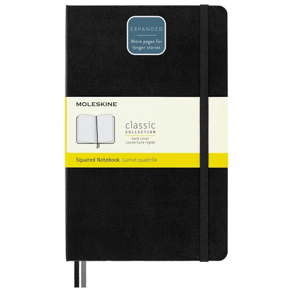 Moleskine Kareli Kalın Siyah Defter L Boy Sert Kapak (Expanded) - Çok Renkli - Genel - Görsel 6
