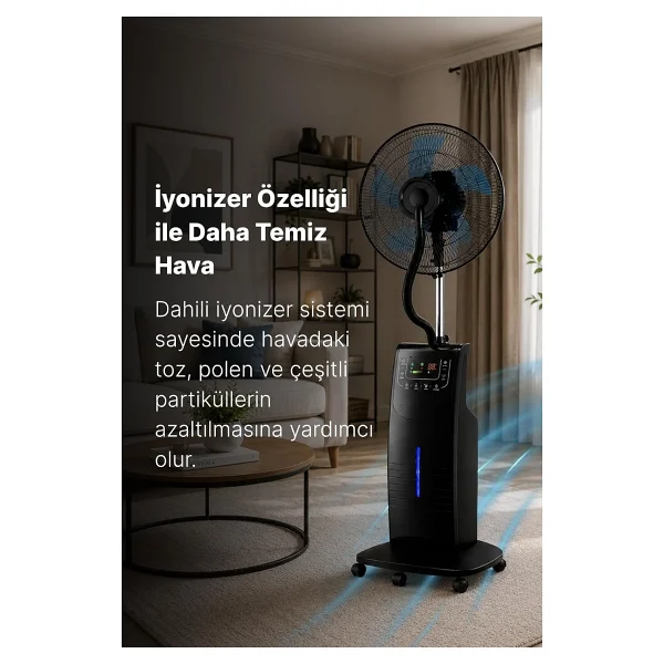 Dlc Tsp40-Ea Uzaktan Kumandalı Buharlı İyonizerli Vantilatör - Görsel 2
