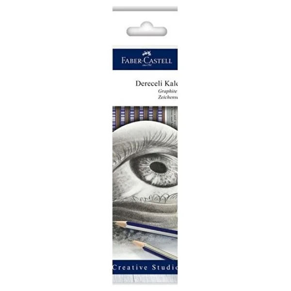 Faber Castell Goldfaber Dereceli Kalem Seti Silgi+Kalemtıraş - Görsel 2