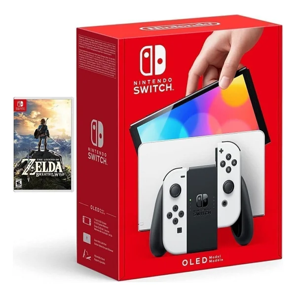 Nintendo Switch 64 GB Konsol OLED Model + Zelda Swıtch Oyun - Görsel 3