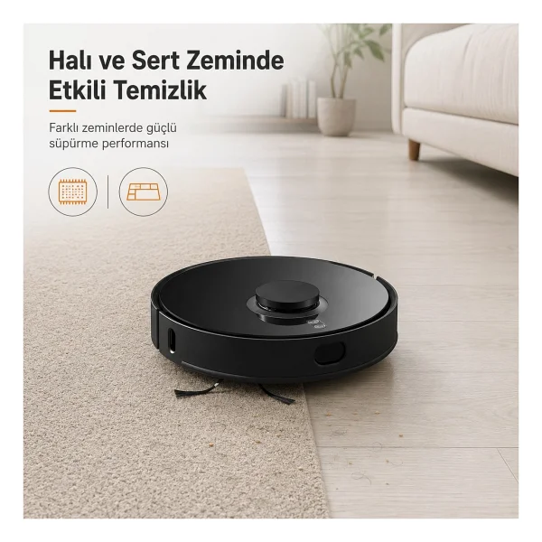 Xiaomi Mi Robot Vacuum S10t Akıllı Robot Süpürge - Görsel 7