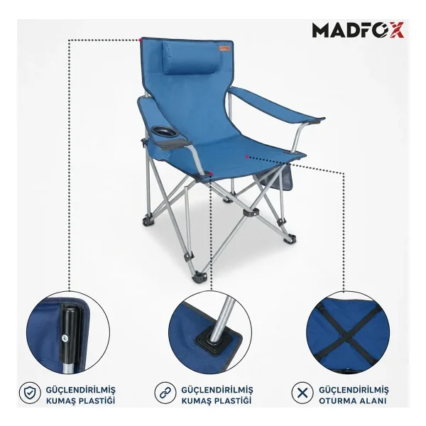 Madfox Chillseat Katlanır Kamp Sandalyesi - Görsel 7