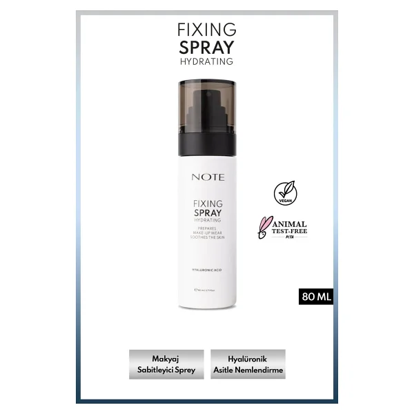 Note Hydrating Fixing 80 Ml Makyaj Sabitleyici Sprey - Görsel 3
