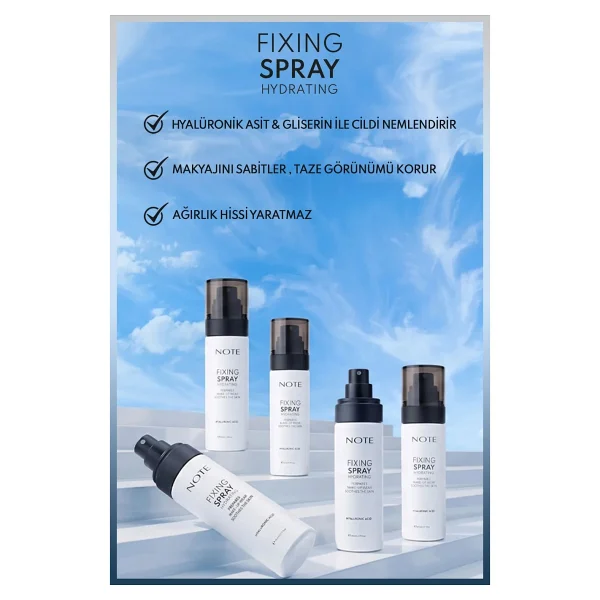 Note Hydrating Fixing 80 Ml Makyaj Sabitleyici Sprey - Görsel 4