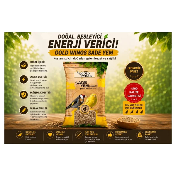 Gold Wings Aspur 300 Gr Sade Kanarya Yemi - Görsel 6