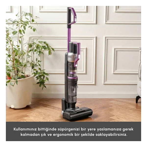 Karaca Aquaclean X10 3in1 Islak Kuru Şarjlı Dikey Süpürge - Görsel 7
