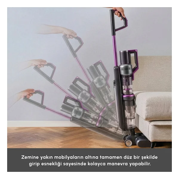 Karaca Aquaclean X10 3in1 Islak Kuru Şarjlı Dikey Süpürge - Görsel 9