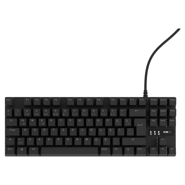 Hawk Gaming Hk410 RGB Tkl Blue Switch Kablolu Mekanik Oyuncu Klavyesi - Görsel 3