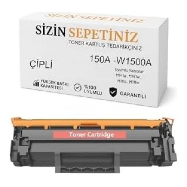 Hp 150a W1500a Muadil Toner - Çipli / Laserjet Mfp M141a /M141w / M111a / M111w Uyumlu - Görsel 2