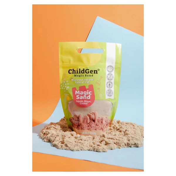 Childgen Pembe Doğal Kinetik Kum Refill Paket 907 Gr - Görsel 7