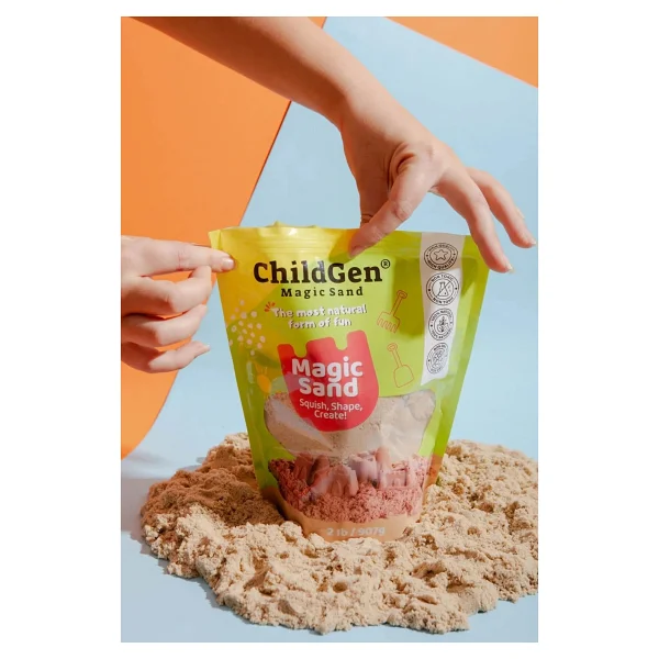 Childgen Pembe Doğal Kinetik Kum Refill Paket 907 Gr - Görsel 8