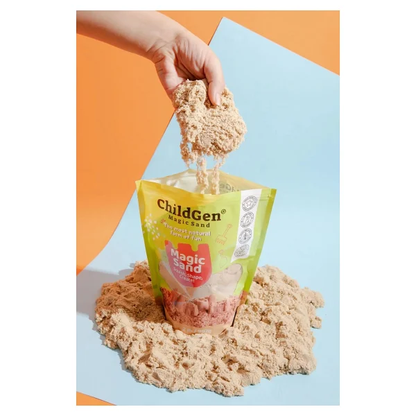 Childgen Pembe Doğal Kinetik Kum Refill Paket 907 Gr - Görsel 9