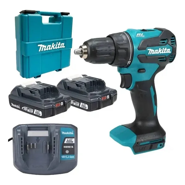 Makita Ddf490wve 18 V Çift Akülü 2 Ah Darbesiz Matkap - Görsel 4