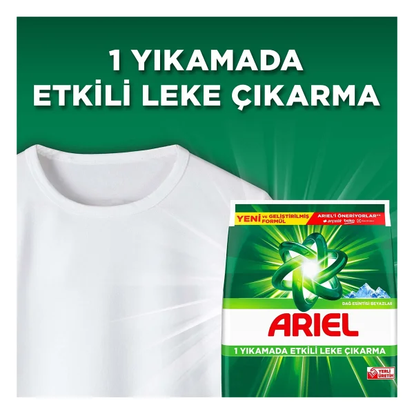 Ariel Dağ Esintisi Beyazlar İçin 7 Kg Toz Deterjan - Görsel 3