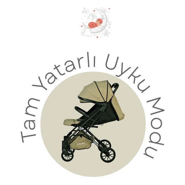 Baby Care Tripper Gri Kabin Tipi Bebek Arabası - Görsel 5