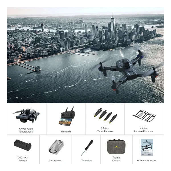 Corby CX023 Full HD Drone - Görsel 7