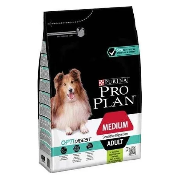 Pro Plan Sensitive Digestion Medium Kuzu Etli 3 Kg Yetişkin Köpek Maması - Görsel 8