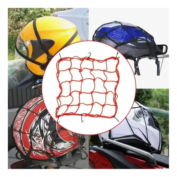 Kask Filesi Kırmızı 6 Kancalı - Motosiklet Atv Utv - Görsel 4
