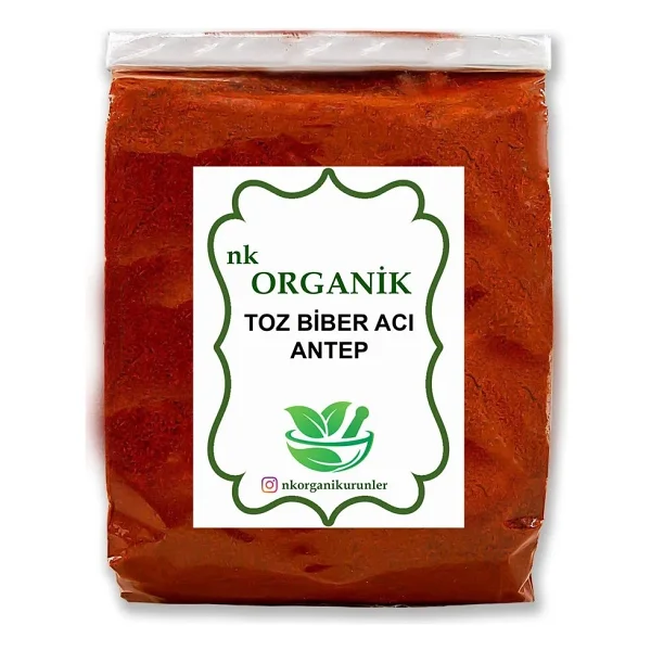 Nk Organik Toz Biber Acı Antep 500gr - 1 Adet - Görsel 2
