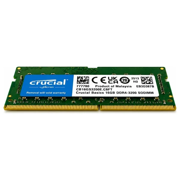 Crucial Basics 16 GB 3200 MHz CL19 CB16GS3200E DDR4 Ram - Görsel 10