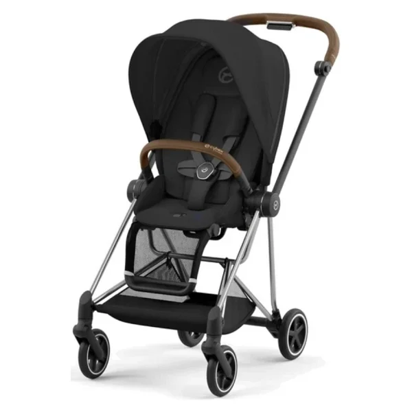 Cybex Mios Chrome Brown-Sephia Black Bebek Arabası - Görsel 6