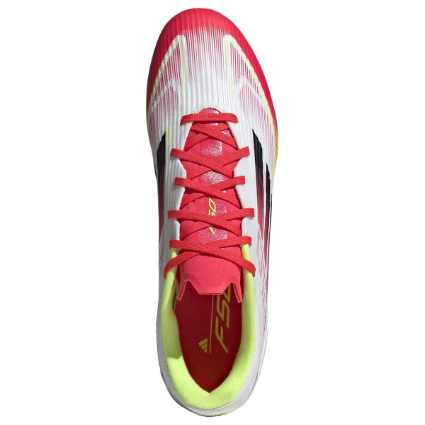 Adidas F50 League Fg/Mg Ie1289 Beyaz-Kırmızı Erkek Krampon - Görsel 4