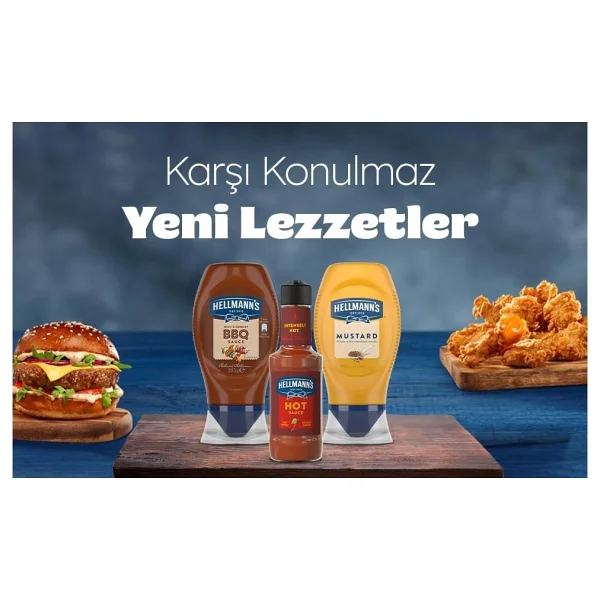 Hellmann's Acı Sos Ret 12x95ml - Görsel 3