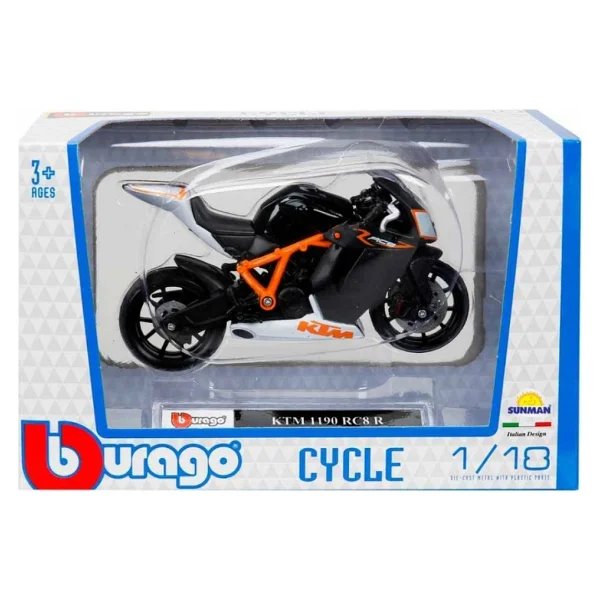Bburago 1:18 Model Motor - Görsel 8