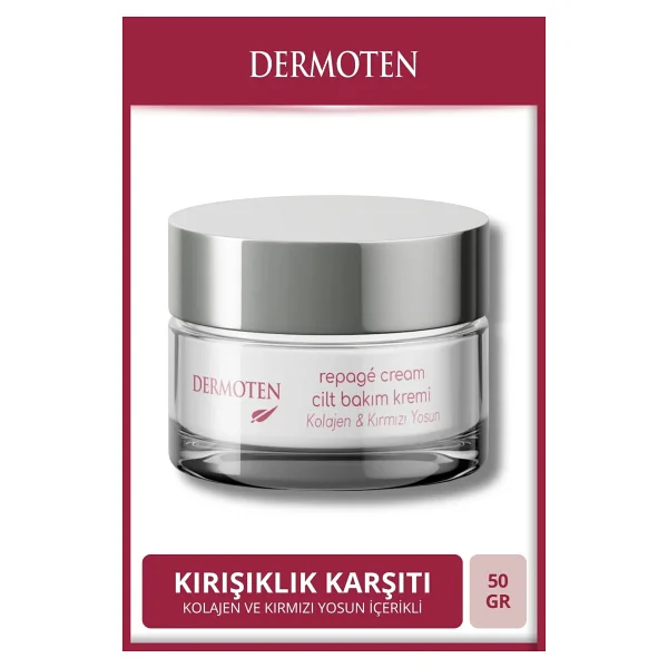 Dermoten Repage Kolajen & Kırmızı Yosun 50 Ml Cilt Bakım Kremi - Görsel 2