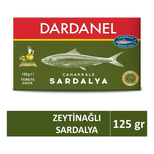 Dardanel Zeytinyağlı Çanakkale Sardalya 125 Gr - Görsel 7