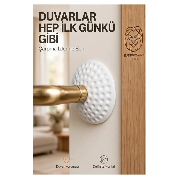 Kapı Stopperi Golf Topu Model Kapı Çarpma Önleyici 4 Adet 721172 - Görsel 4