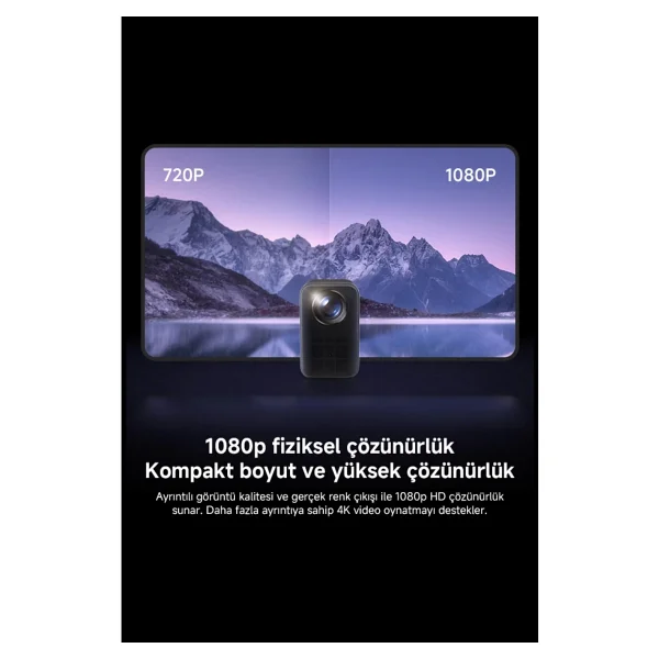 Xiaomi Smart L1 Pro 400 Lümen Full HD Wi-Fi Projeksiyon Cihazı - Görsel 5