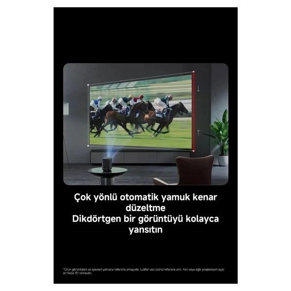 Xiaomi Smart L1 Pro 400 Lümen Full HD Wi-Fi Projeksiyon Cihazı - Görsel 7