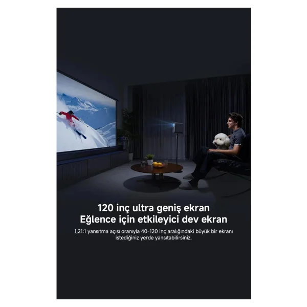 Xiaomi Smart L1 Pro 400 Lümen Full HD Wi-Fi Projeksiyon Cihazı - Görsel 6