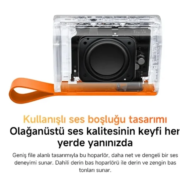 Xiaomi Sound Pocket Pembe Bluetooth Hoparlör - Görsel 7