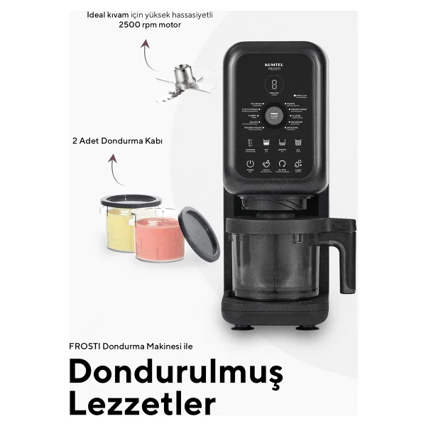 Kumtel Frosti Hfro-01 10in1 Frozen Ve Dondurma Makinesi - Görsel 3