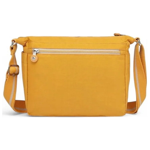 Krinkıl Kumaş Kadın Postacı Çantası Smart Bags 1238 Hardal - Görsel 3