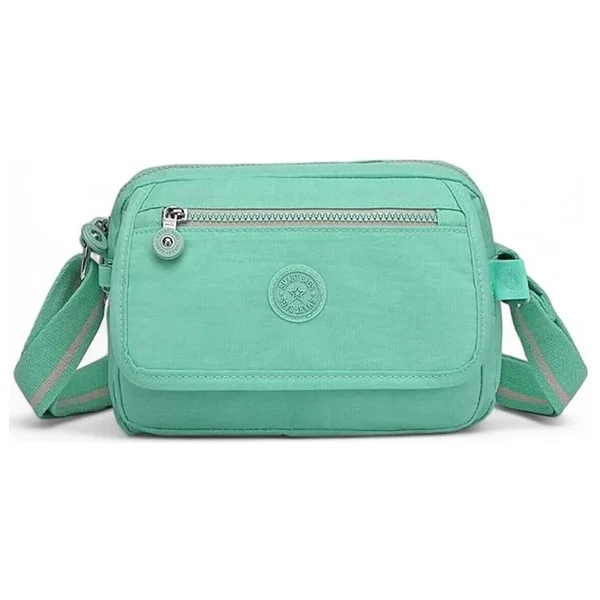 Smart Bags Postacı Kadın Çantası Krinkıl Kumaş 3166 - Siyah - Görsel 7