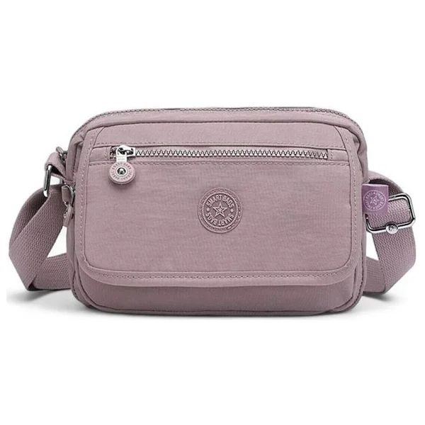 Smart Bags Postacı Kadın Çantası Krinkıl Kumaş 3166 - Siyah - Görsel 9