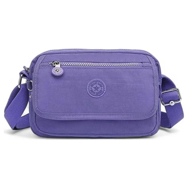 Smart Bags Postacı Kadın Çantası Krinkıl Kumaş 3166 - Siyah - Görsel 6