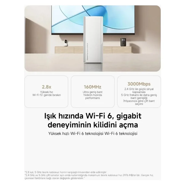 Xiaomi Ax3000 Ne 3000 Mbps Router - Görsel 6